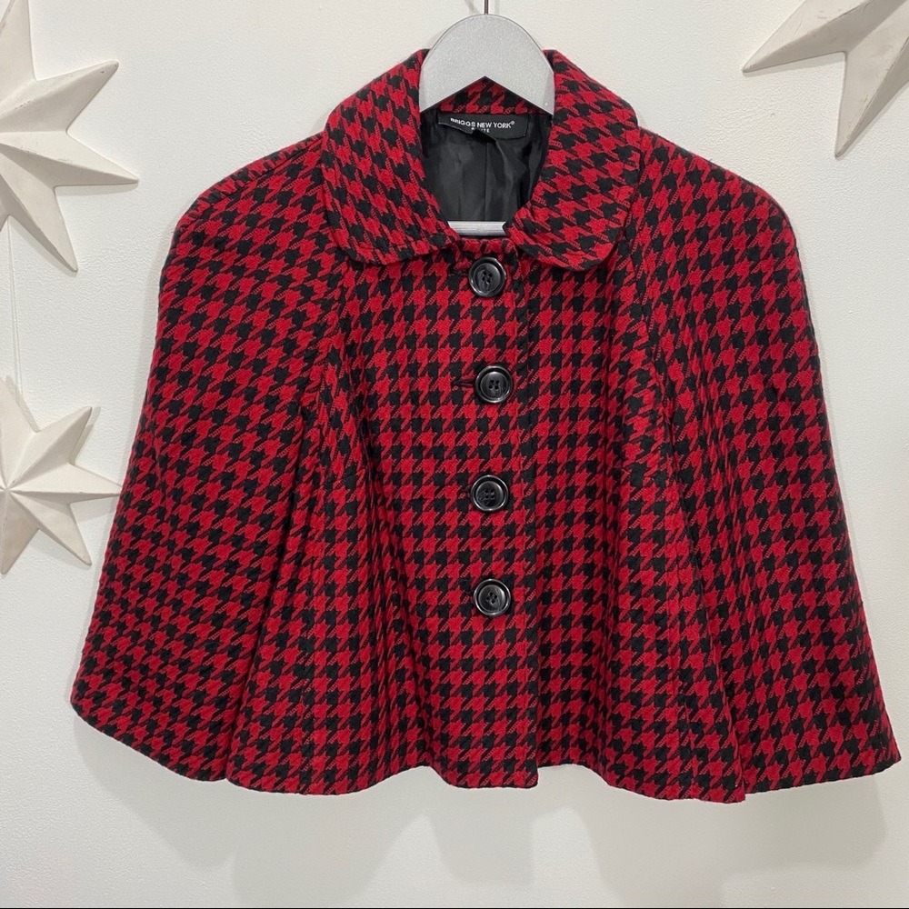 Briggs New York houndstooth jacket